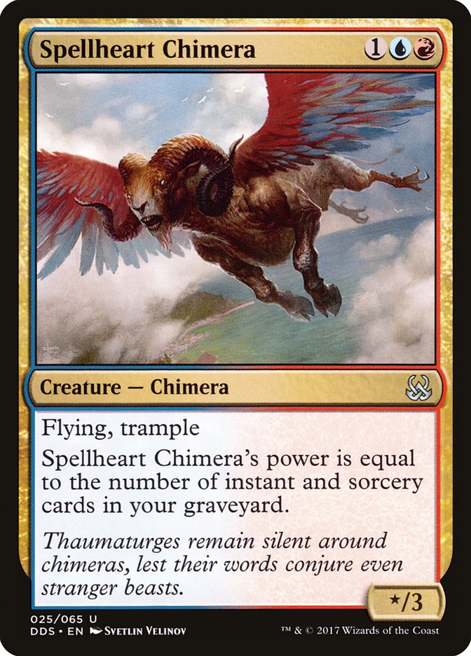 Spellheart Chimera [Duel Decks: Mind vs. Might] | Chromatic Games