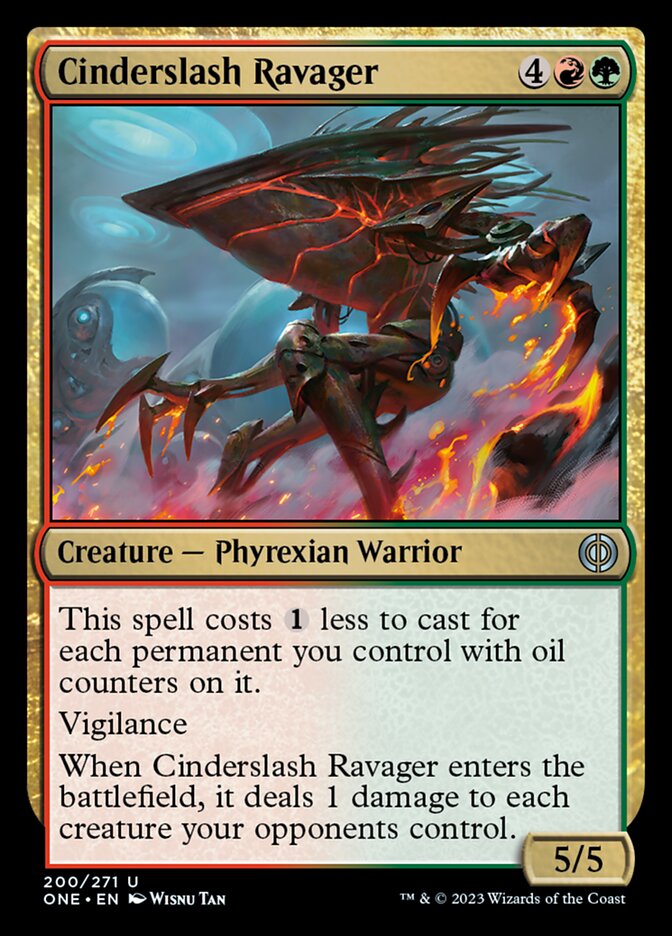 Cinderslash Ravager [Phyrexia: All Will Be One] | Chromatic Games