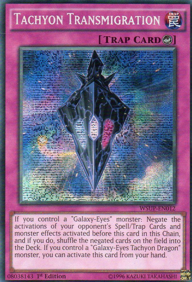 Tachyon Transmigration [WSUP-EN012] Prismatic Secret Rare | Chromatic Games