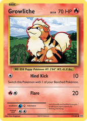 Growlithe (17/108) [XY: Evolutions] | Chromatic Games