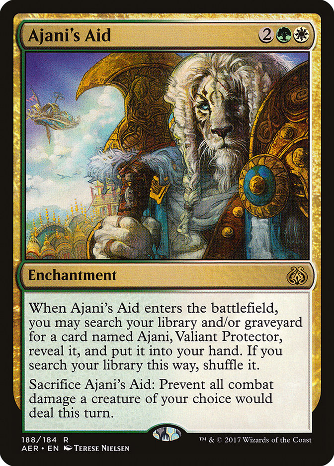 Ajani's Aid [Aether Revolt] | Chromatic Games