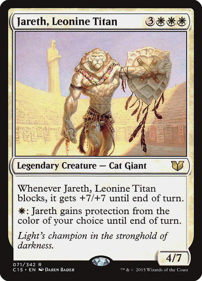 Jareth, Leonine Titan [Commander 2015] | Chromatic Games