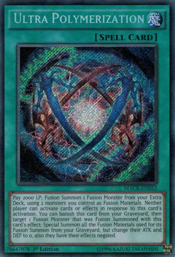 Ultra Polymerization [MACR-EN052] Secret Rare | Chromatic Games