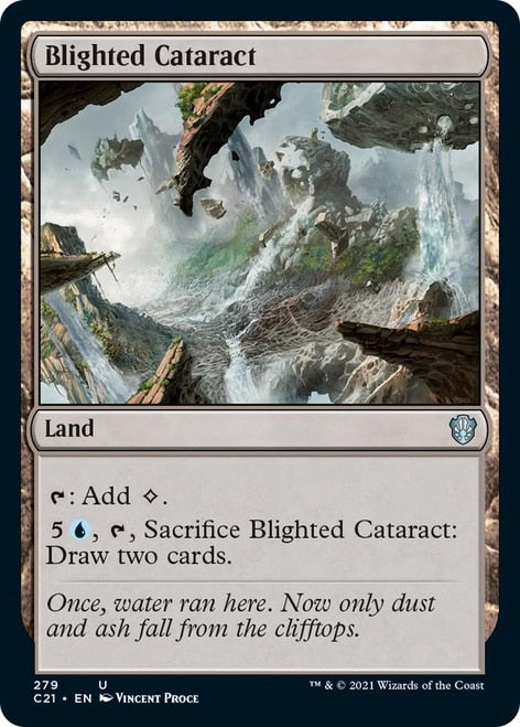 Blighted Cataract [Commander 2021] | Chromatic Games