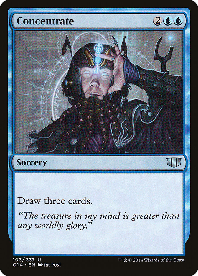 Concentrate [Commander 2014] | Chromatic Games