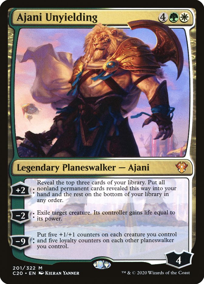 Ajani Unyielding [Commander 2020] | Chromatic Games