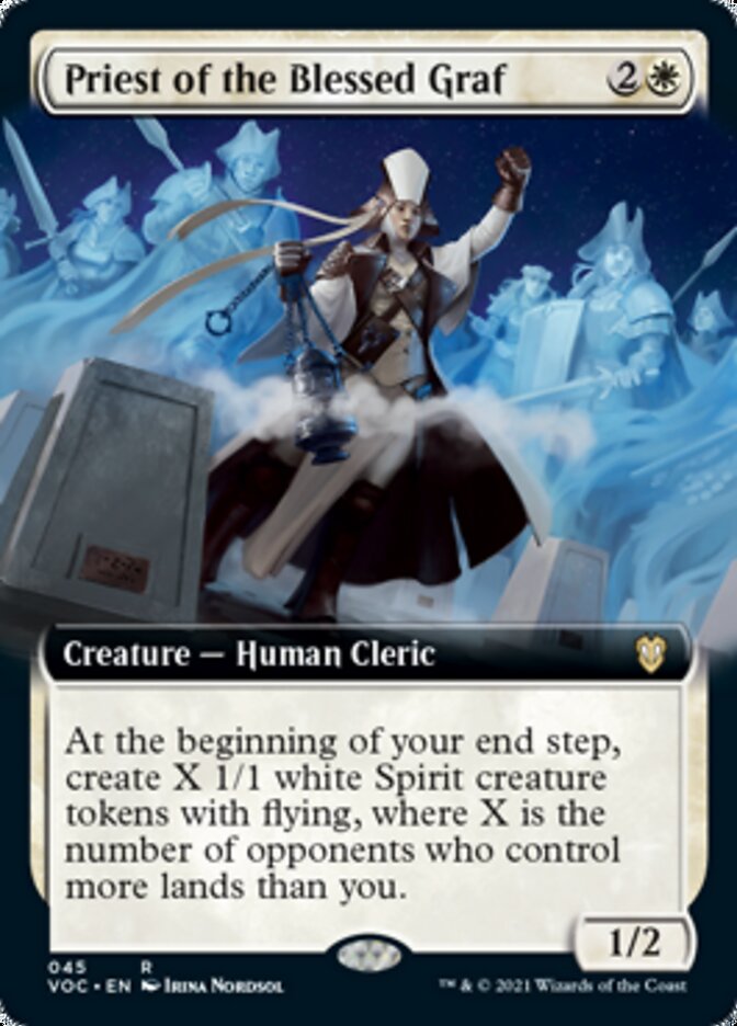 Priest of the Blessed Graf (Extended Art) [Innistrad: Crimson Vow Commander] | Chromatic Games