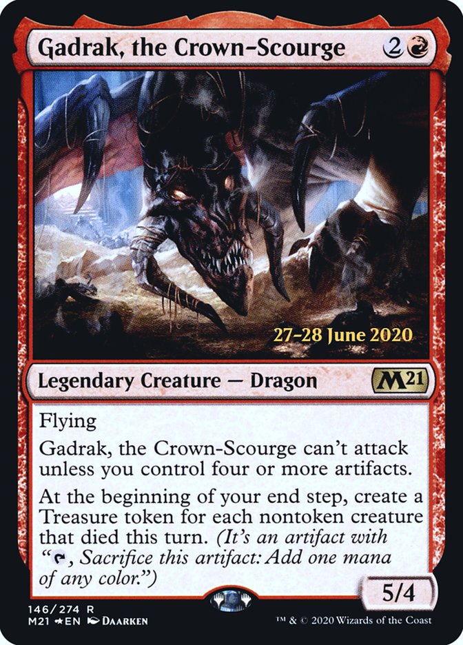 Gadrak, the Crown-Scourge [Core Set 2021 Prerelease Promos] | Chromatic Games