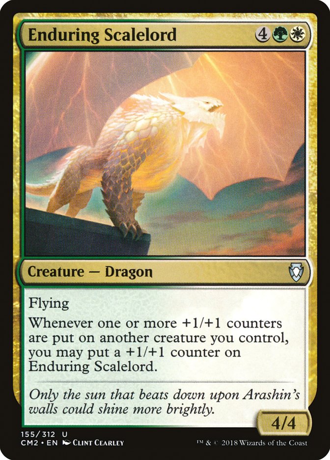 Enduring Scalelord [Commander Anthology Volume II] | Chromatic Games