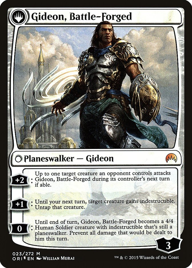 Kytheon, Hero of Akros // Gideon, Battle-Forged [Magic Origins Prerelease Promos] | Chromatic Games