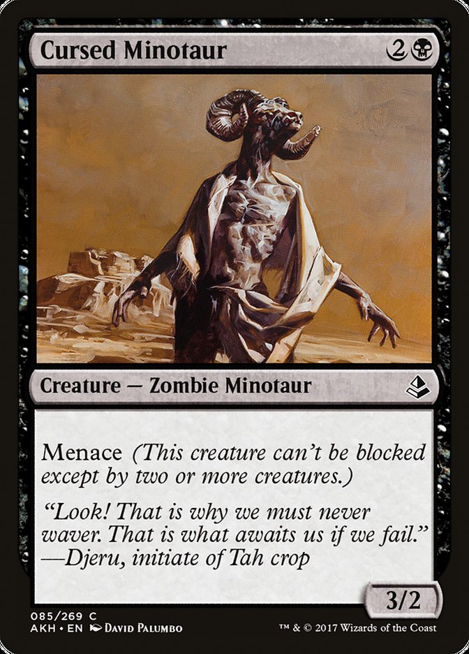 Cursed Minotaur [Amonkhet] | Chromatic Games