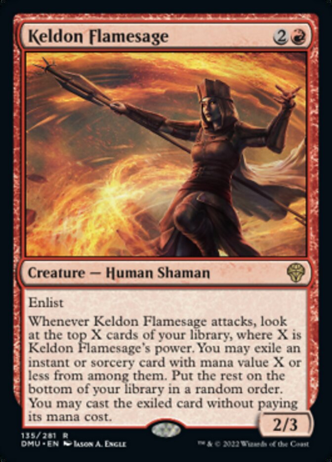 Keldon Flamesage [Dominaria United] | Chromatic Games