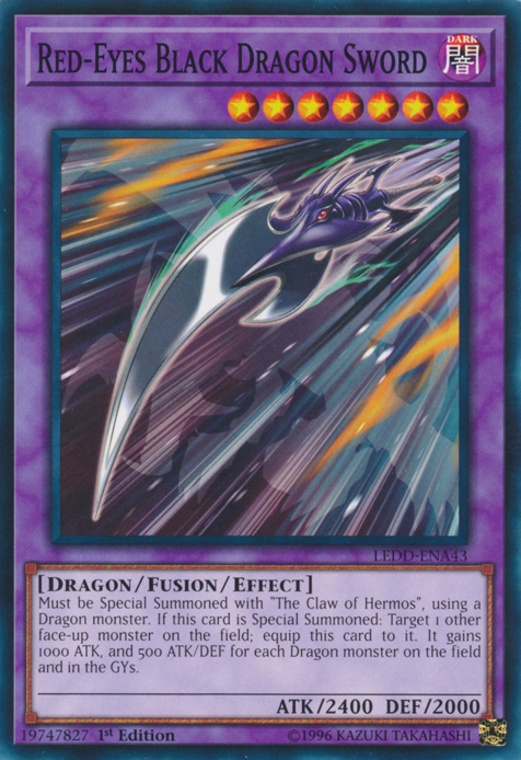 Red-Eyes Black Dragon Sword [LEDD-ENA43] Common | Chromatic Games