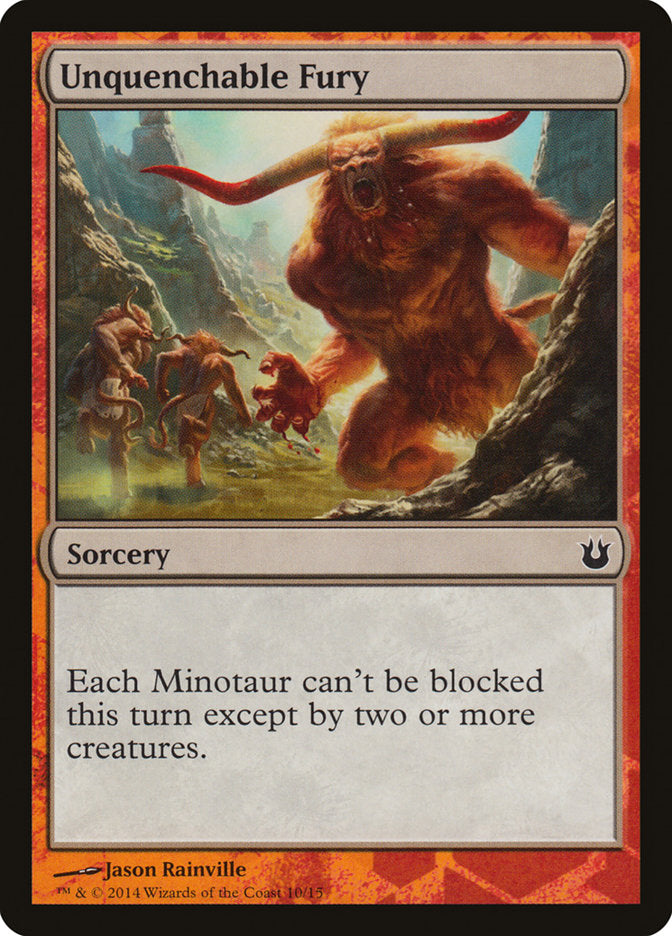 Unquenchable Fury [Born of the Gods Battle the Horde] | Chromatic Games