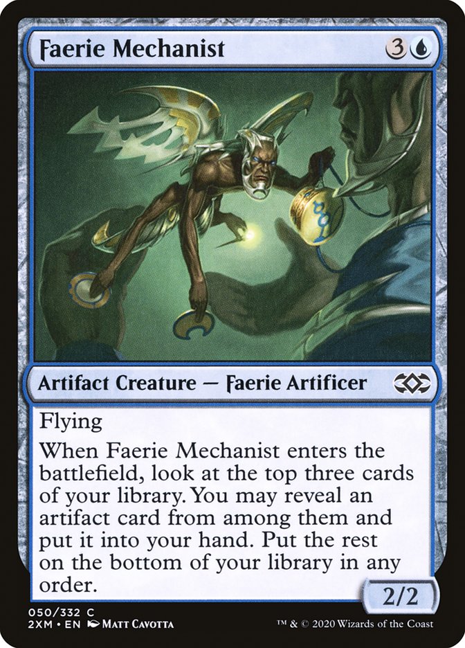 Faerie Mechanist [Double Masters] | Chromatic Games