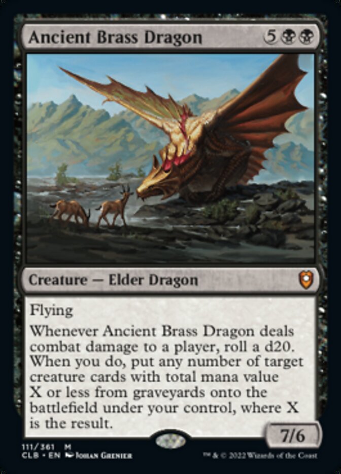 Ancient Brass Dragon [Commander Legends: Battle for Baldur's Gate] | Chromatic Games