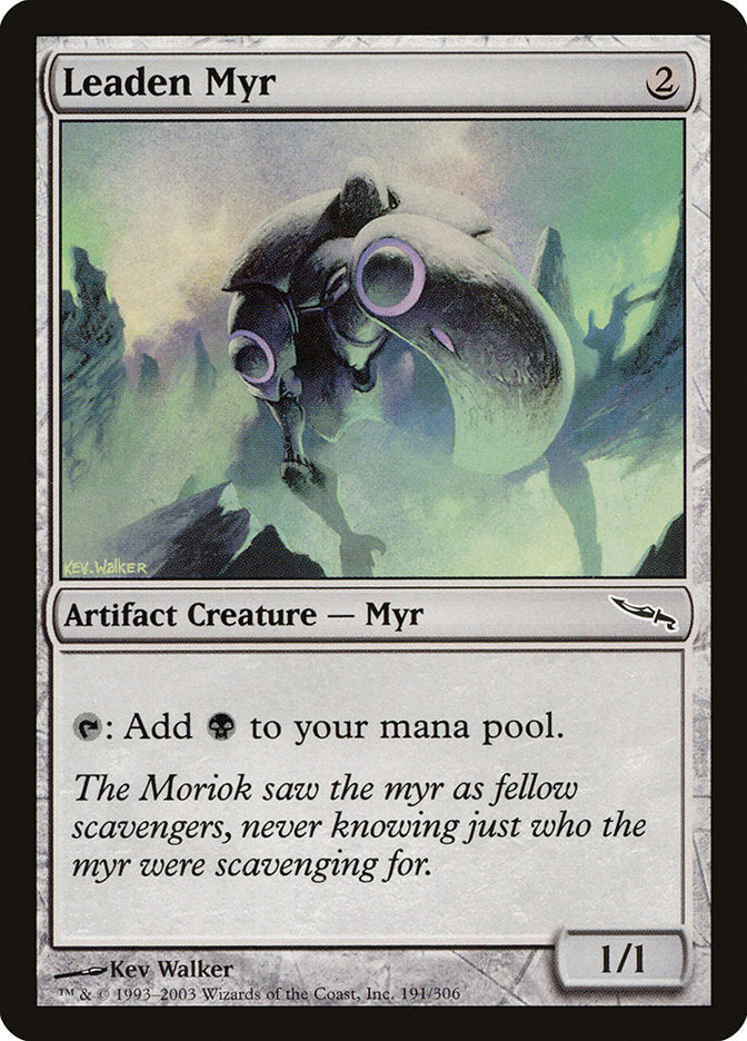 Leaden Myr [Mirrodin] | Chromatic Games