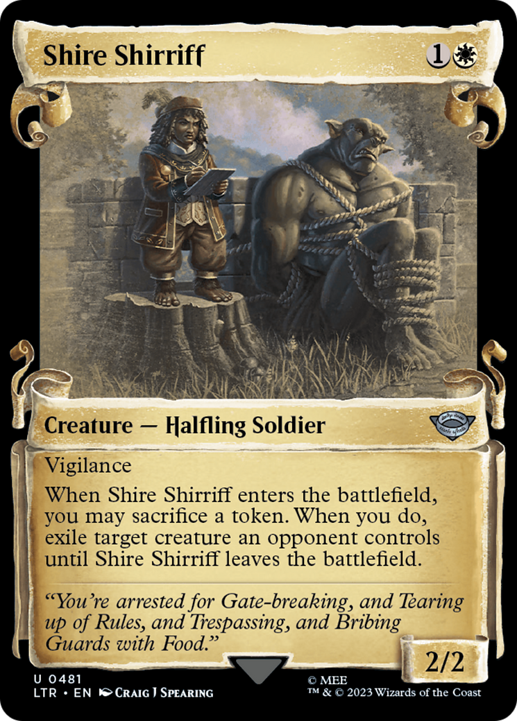 Shire Shirriff [The Lord of the Rings: Tales of Middle-Earth Showcase Scrolls] | Chromatic Games