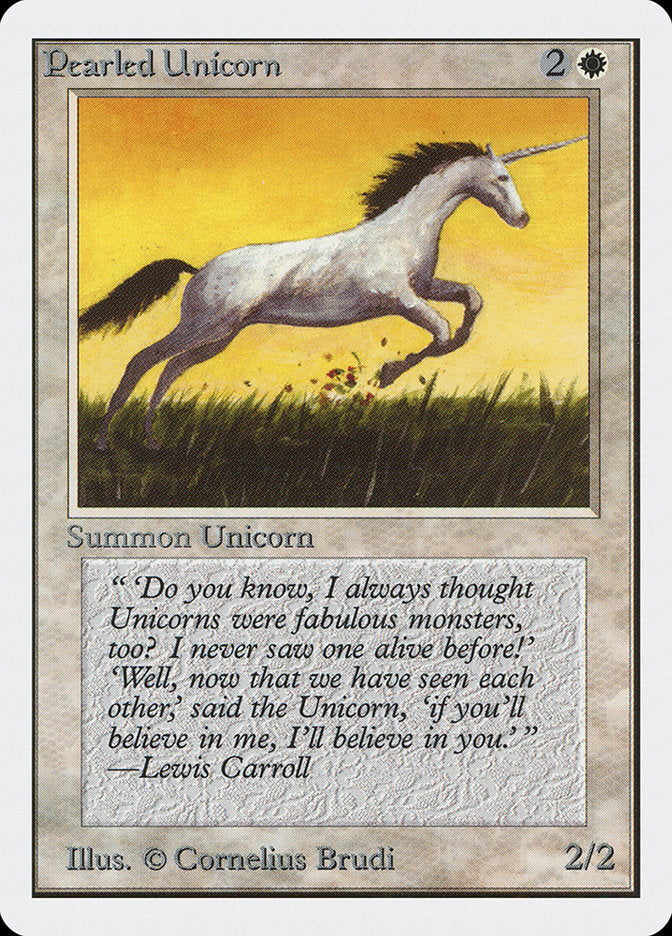 Pearled Unicorn [Unlimited Edition] | Chromatic Games