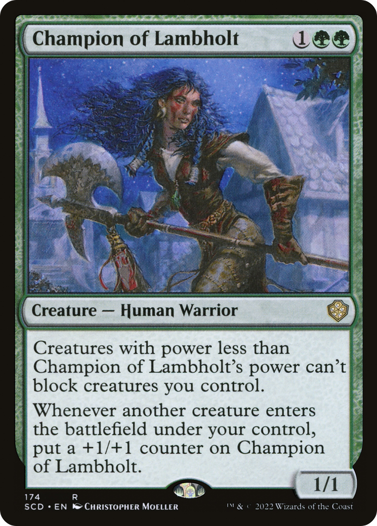 Champion of Lambholt [Starter Commander Decks] | Chromatic Games