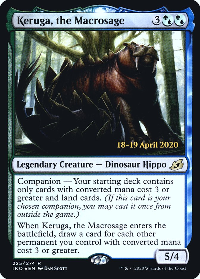 Keruga, the Macrosage [Ikoria: Lair of Behemoths Prerelease Promos] | Chromatic Games