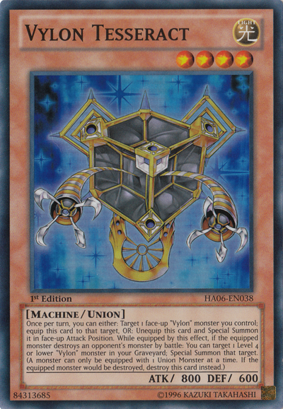 Vylon Tesseract [HA06-EN038] Super Rare | Chromatic Games