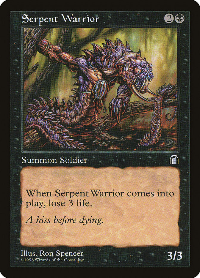 Serpent Warrior [Stronghold] | Chromatic Games