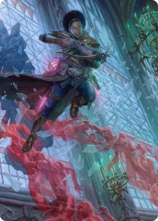 Kaya, Geist Hunter Art Card [Innistrad: Crimson Vow Art Series] | Chromatic Games