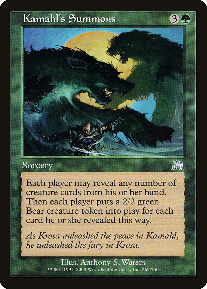 Kamahl's Summons [Onslaught] | Chromatic Games