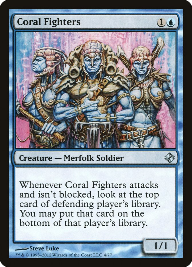 Coral Fighters [Duel Decks: Venser vs. Koth] | Chromatic Games