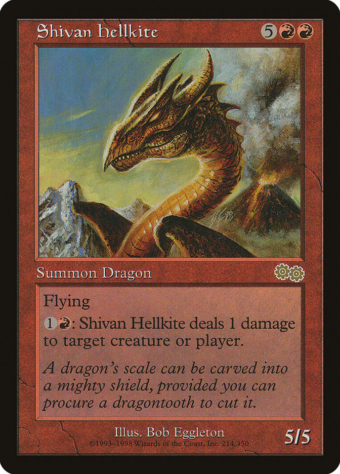 Shivan Hellkite [Urza's Saga] | Chromatic Games