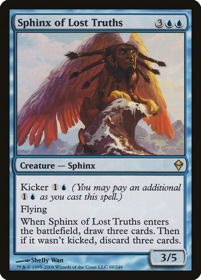 Sphinx of Lost Truths [Zendikar] | Chromatic Games