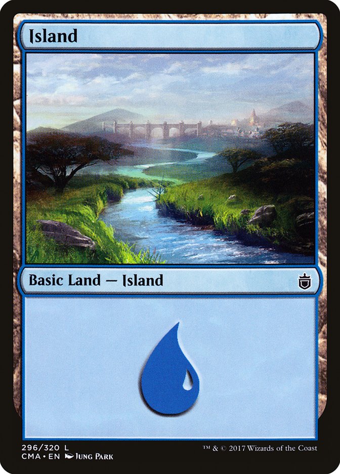 Island (296) [Commander Anthology] | Chromatic Games