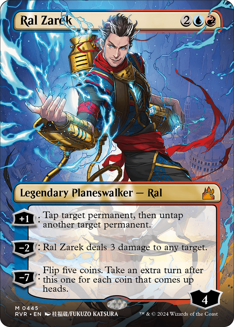 Ral Zarek (Anime Borderless) [Ravnica Remastered] | Chromatic Games