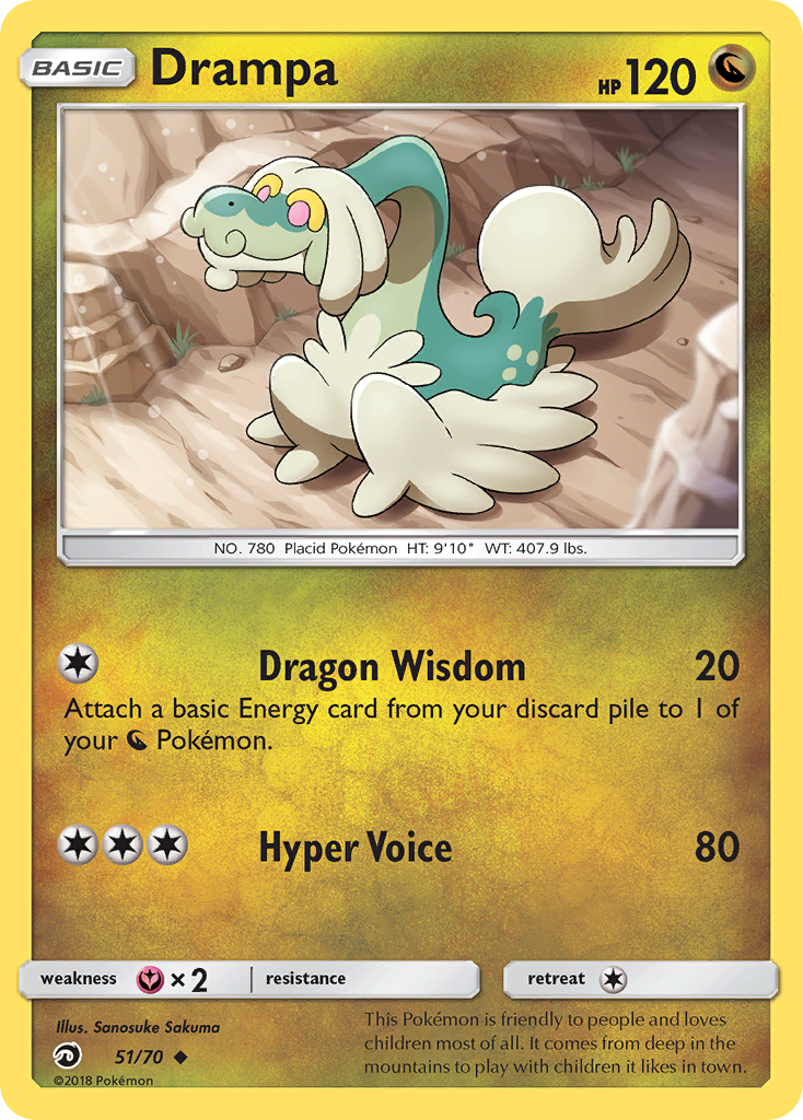 Drampa (51/70) [Sun & Moon: Dragon Majesty] | Chromatic Games