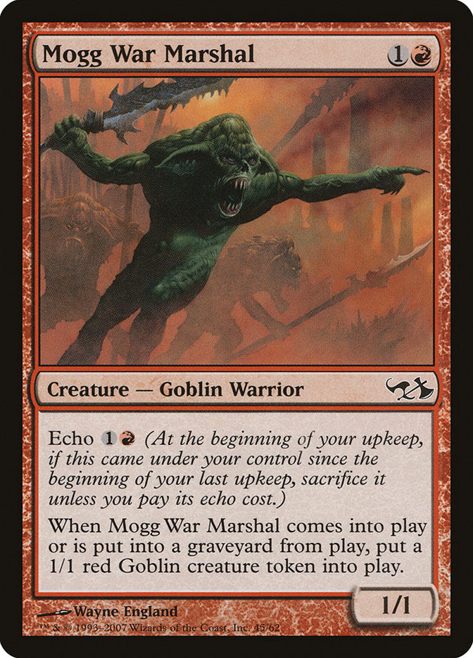 Mogg War Marshal [Duel Decks: Elves vs. Goblins] | Chromatic Games