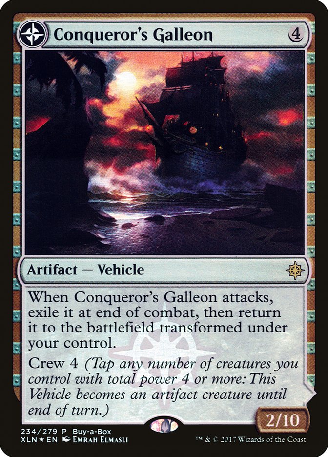 Conqueror's Galleon // Conqueror's Foothold (Buy-A-Box) [Ixalan Treasure Chest] | Chromatic Games