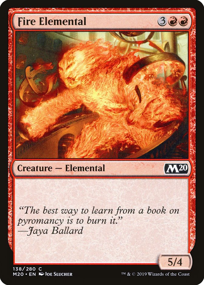 Fire Elemental [Core Set 2020] | Chromatic Games