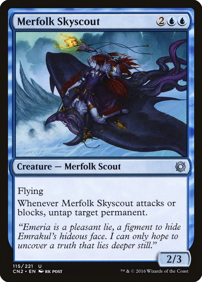 Merfolk Skyscout [Conspiracy: Take the Crown] | Chromatic Games