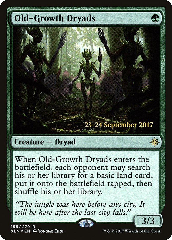 Old-Growth Dryads [Ixalan Prerelease Promos] | Chromatic Games