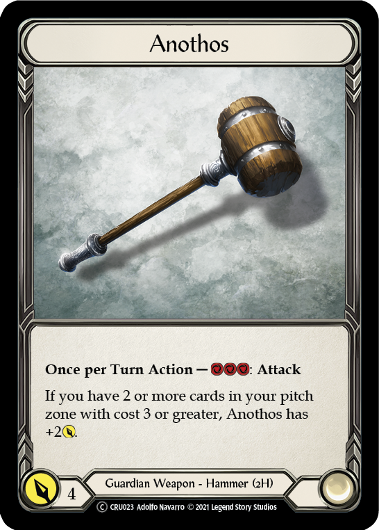 Anothos [U-CRU023] (Crucible of War Unlimited)  Unlimited Rainbow Foil | Chromatic Games