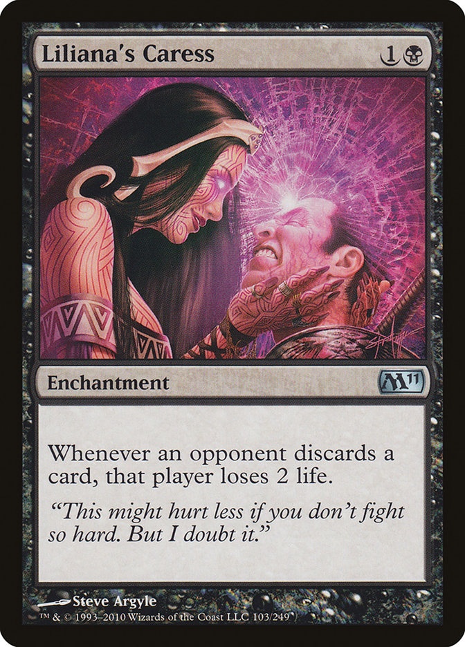 Liliana's Caress [Magic 2011] | Chromatic Games