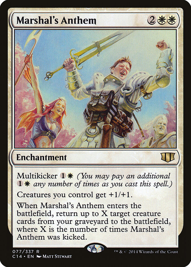 Marshal's Anthem [Commander 2014] | Chromatic Games