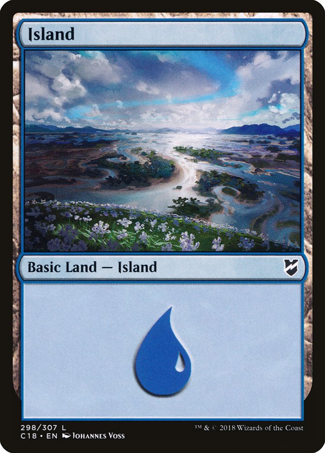 Island (298) [Commander 2018] | Chromatic Games