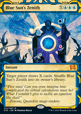 Blue Sun's Zenith (Foil Etched) [Strixhaven: School of Mages Mystical Archive] | Chromatic Games