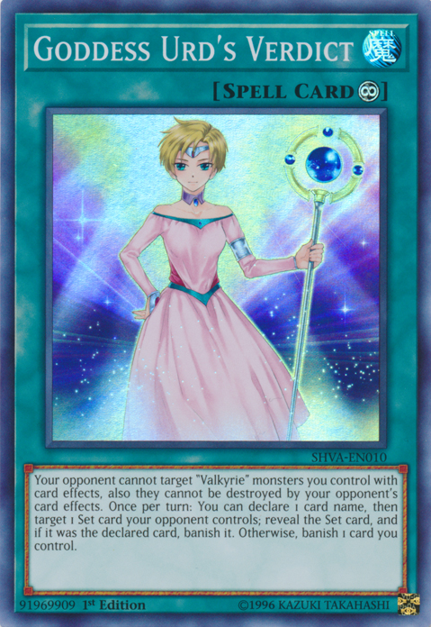 Goddess Urd's Verdict [SHVA-EN010] Super Rare | Chromatic Games