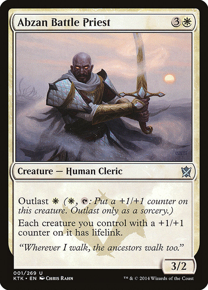 Abzan Battle Priest [Khans of Tarkir] | Chromatic Games