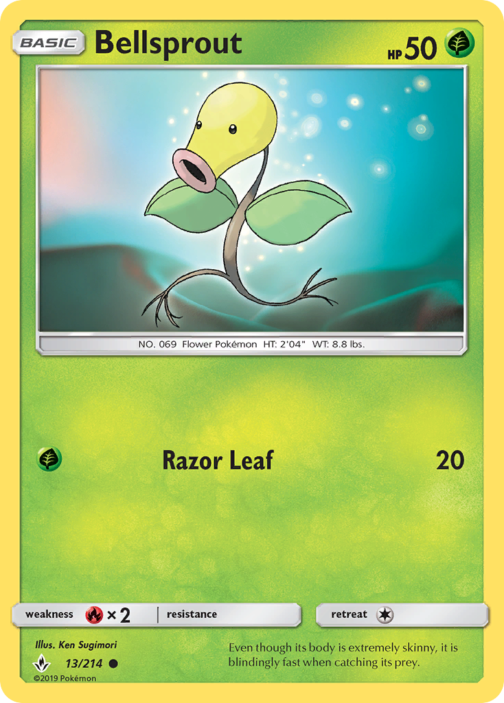 Bellsprout (13/214) [Sun & Moon: Unbroken Bonds] | Chromatic Games