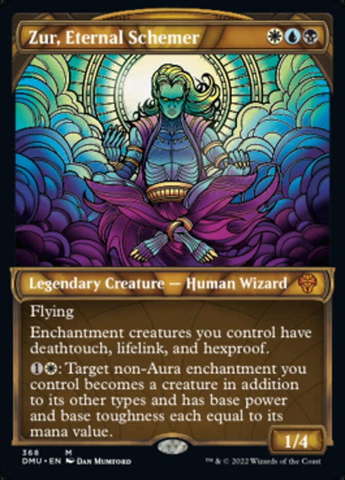 Zur, Eternal Schemer (Showcase Textured) [Dominaria United] | Chromatic Games