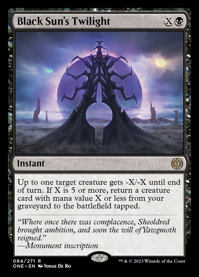 Black Sun's Twilight [Phyrexia: All Will Be One] | Chromatic Games